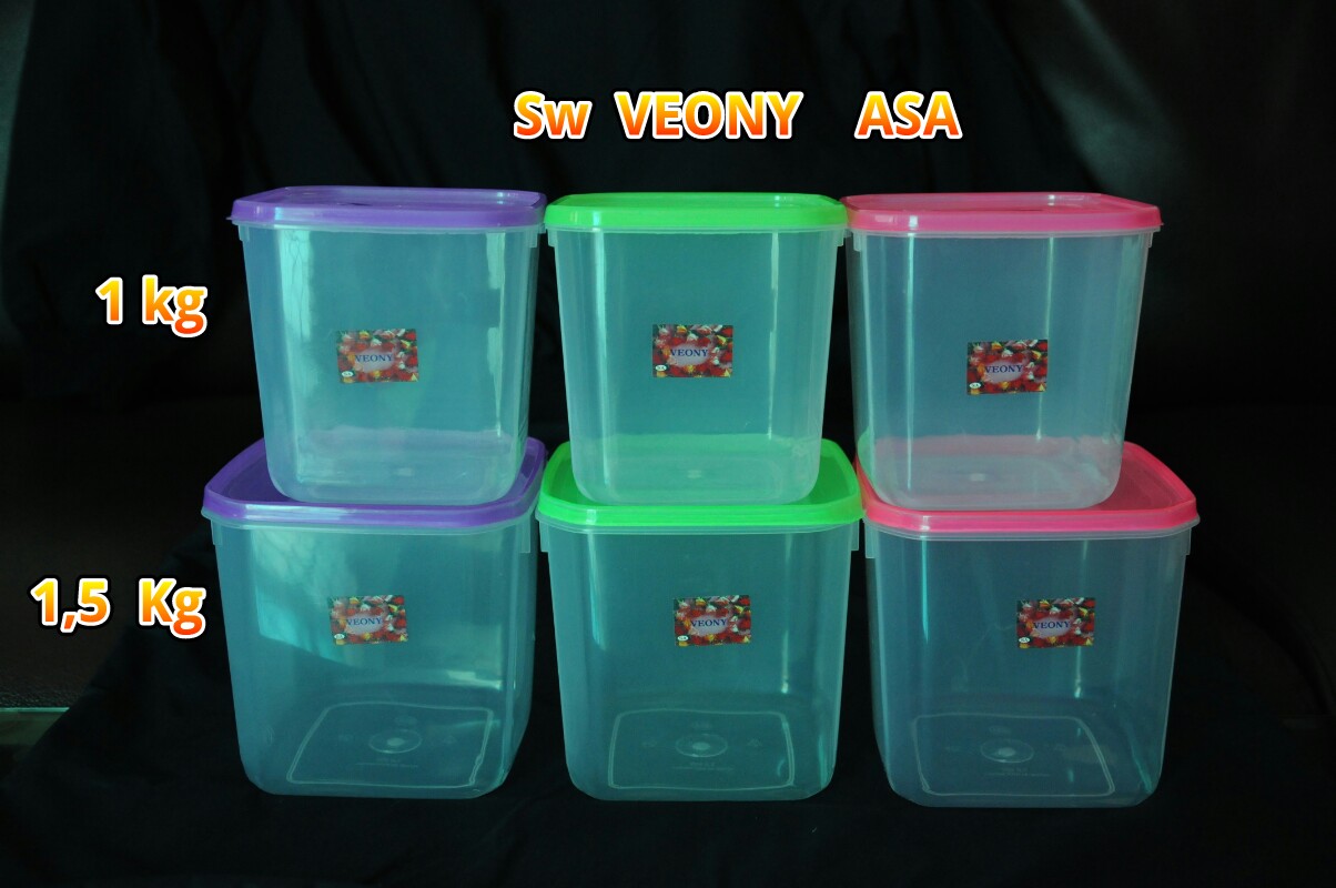 Toples Segi plastik Veony merk ASA Selatan Jaya agen 